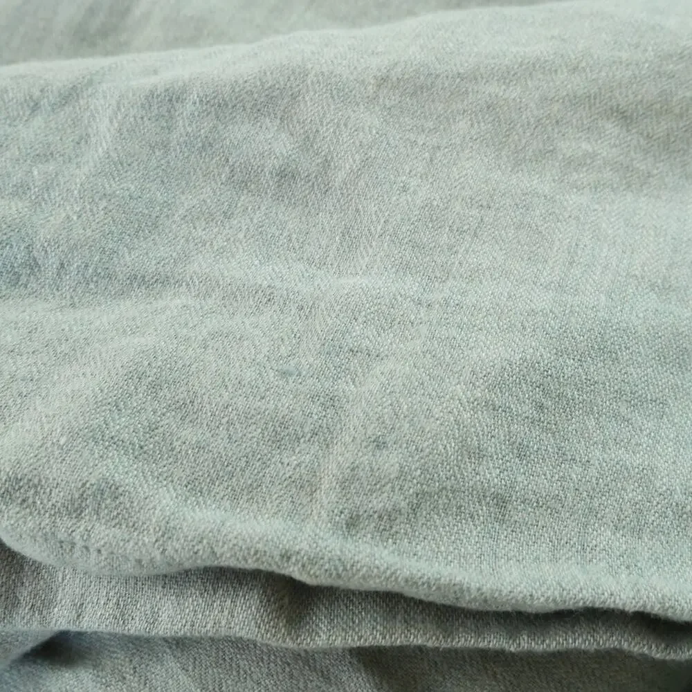 Area Home Emile Duvet Cover 100% Linen Mineral Grey King Size 102” x 83” Minimal